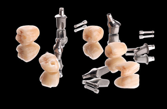 kaufen Metallische Implantate Krone Brücke Natur Zirkonie Vollkontur Krone Mit Titanium Abutment online manufacture